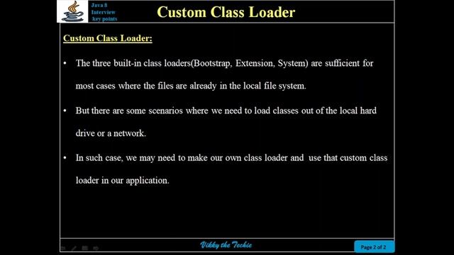 28. Custom Class Loader смотреть онлайн