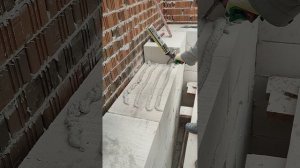 Особенности монтажа Газоблока на клей пену