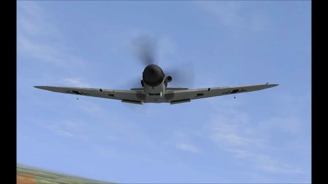 IL2　Bf 109CRP 二重反転プロペラ смотреть онлайн