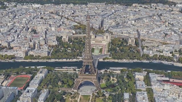 Eiffel Tower 3D Virtual Tour Via Google Earth смотреть онлайн