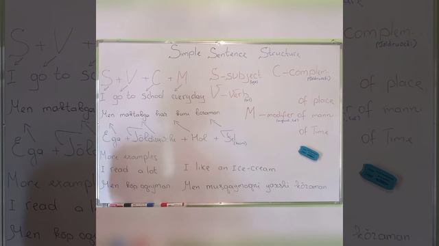 3-DARS. Ingliz tilida gaplar tuzish. смотреть онлайн