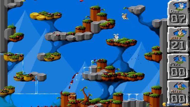 Jump 'n Bump gameplay (PC Game, 1998) смотреть онлайн