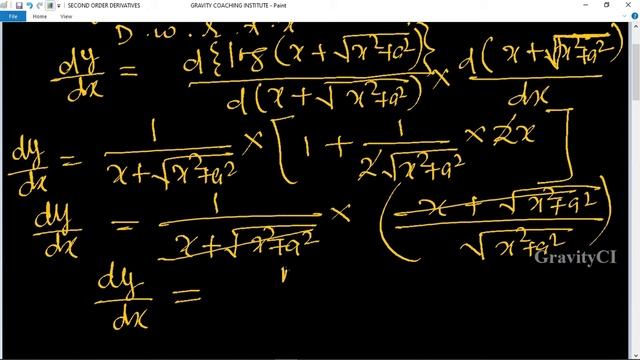Q37 | If y=log(x+√(x^2+a^2)) then show that (x^2+a^2) (d^2 y)/(dx^2)+x dy/dx=0 смотреть онлайн