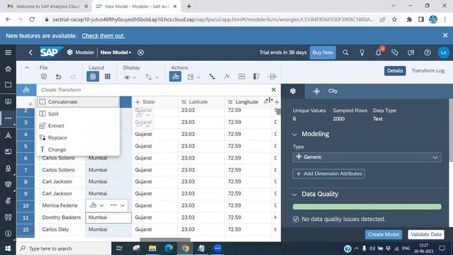 SAC Training : Data Wrangling in Data Model of SAC ( SAP Analytics Cloud) смотреть онлайн