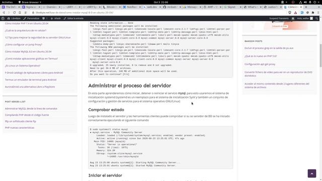 ¿Cómo instalar MySQL 8 0 en Ubuntu 20.04? смотреть онлайн