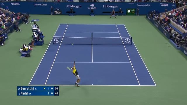 Matteo Berrettini vs Rafael Nadal Extended Highlights | US Open 2019 SF смотреть онлайн