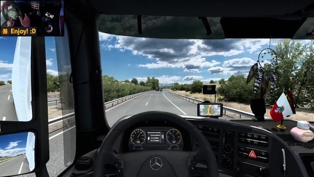 Mercedes Actros MP3 1848 | ETS2 Gameplay 4K + wheel cam | Salamanca - Huelva смотреть онлайн