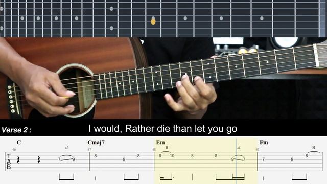 Until I Found You - Stephen Sanchez ft. Em Beihold | EASY Guitar Lessons TAB - Guitar Tutorial смотреть онлайн