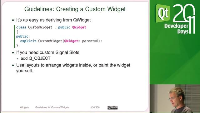 Qt DevDays 2011, Getting Started - a Qt fast track 3/4 - Widgets and Layouts: Oliver Gutbrod смотреть онлайн