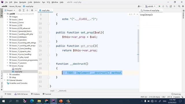 PHP OOP (Object Oriented Programming) in under 15 minutes смотреть онлайн