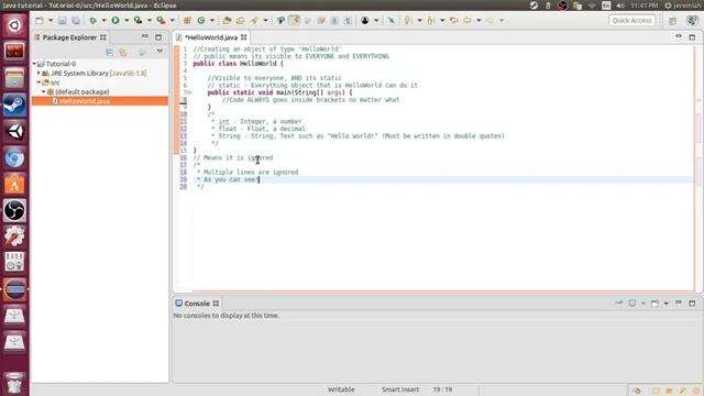 Java tutorial 1: Fundamentals смотреть онлайн