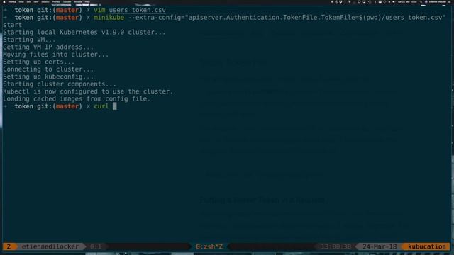Static Token File-Based Authentication with Minikube смотреть онлайн