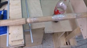 Изготовление большой флейты из дерева