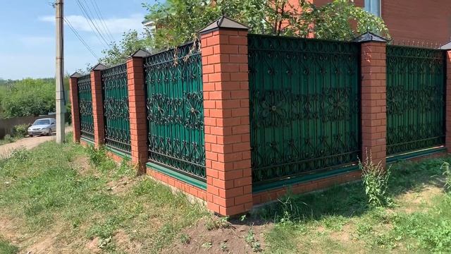 Кованый забор под ключ ? смотреть онлайн