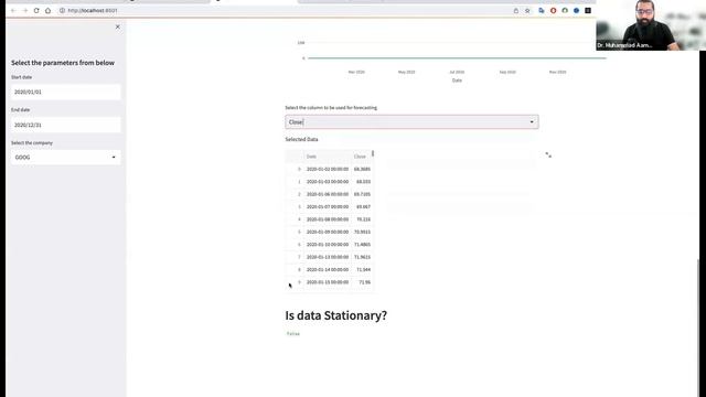 Streamlit Stock Market Forecasting WebApp Tutorial | Learn in Urdu/Hindi смотреть онлайн