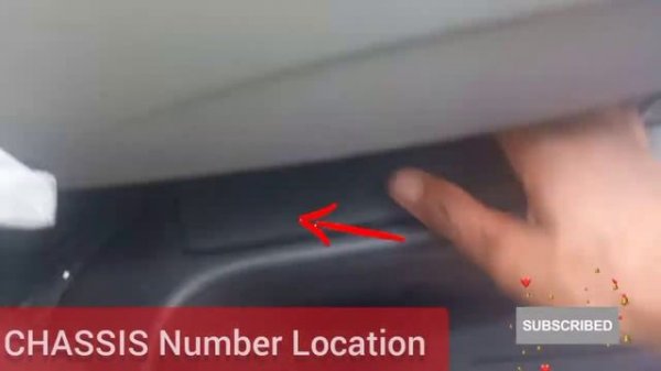 Hyundai Grand Starex VGT 2020 Chassis and Engine Number Location