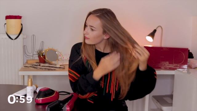 Two Minute Tuesday: testing the L'Oréal x Rowenta Steampod RED OBSESSED ❤️ смотреть онлайн