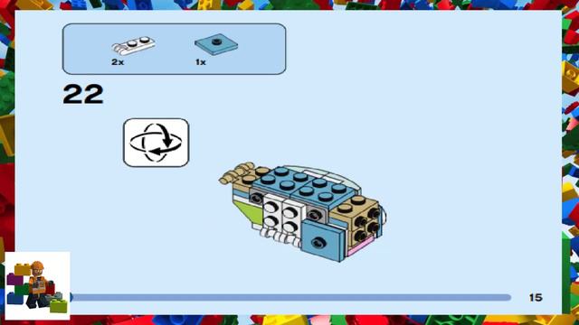 LEGO instructions - Creator - 31128 - Dolphin and Turtle (Book 3) смотреть онлайн