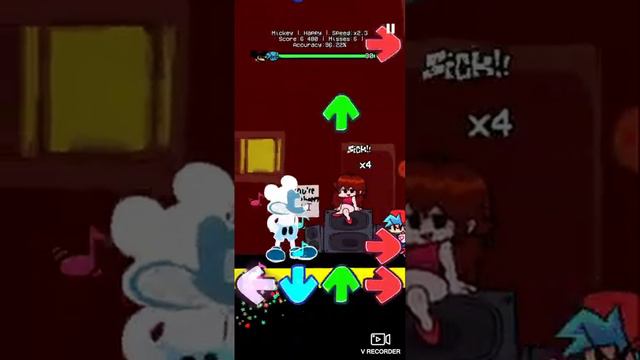 Мики маус стал сумасшедшим. Мики маус VS бойфрэнта. в FNF. смотреть онлайн