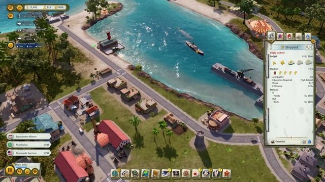 ADVANCED INDUSTRY - Tropico 6 MEGACITY #04 - Fresh Start City Builder ALL DLCs Strategy смотреть онлайн
