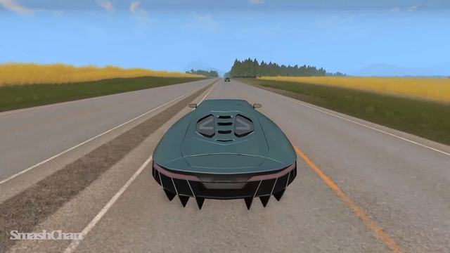 Street Racing Crashes #15 - BeamNG DRIVE | SmashChan смотреть онлайн