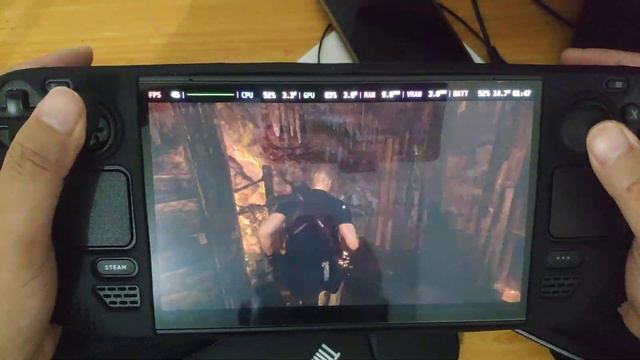 Resident Evil 4 Remake - Steam Deck OLED 45fps Test #re4remake