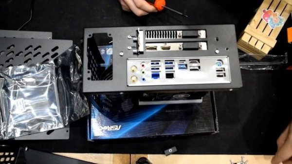 Сборка ПК в корпусе mini ITX Cryptone- I