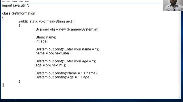 Get User Data - Use of Scanner class - Scanner class is used to get data from the user. смотреть онлайн