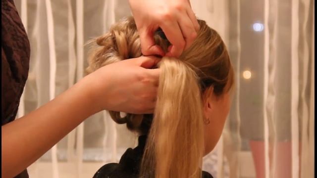 Причёска из пучков | Авторские причёски | Лена Роговая | Hairstyles by REM | Copyright © #hairstyle смотреть онлайн