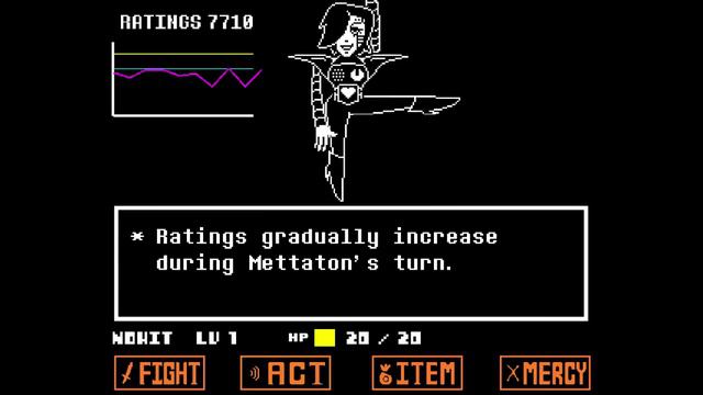 No Hit Mettaton смотреть онлайн