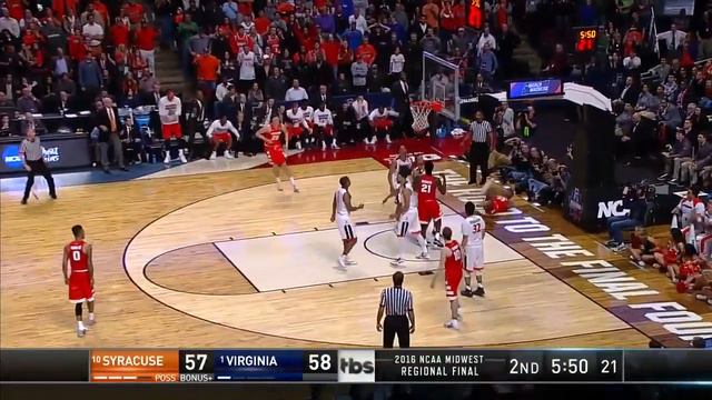 Syracuse vs. Virginia: Malachi Richardson layup смотреть онлайн