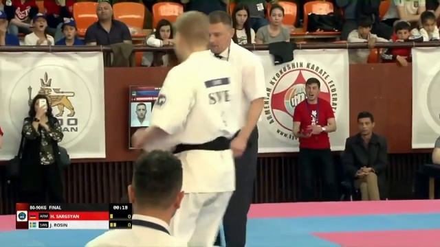 IFK Euro 2018 Final Men -90 Jonas Rosin (Sweden) vs Hovhannes Sargsyan (Armenia) смотреть онлайн