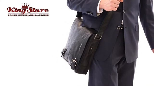 Планшет мужской Ashwood Leather Kingston 8342 Black king-store.ru смотреть онлайн