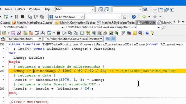 Delphi - Convertendo Java Timestamp em TDateTime смотреть онлайн