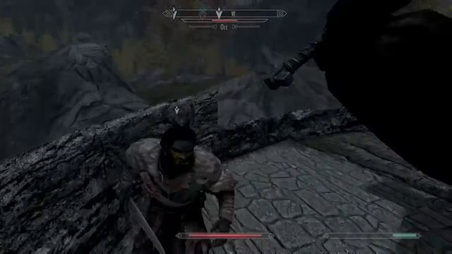 Skyrim Best AI Combat Dodge смотреть онлайн