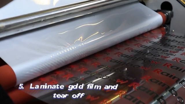 How to Make Metallic Gold Foil UV DTF Sticker with UV Printer and Laminator смотреть онлайн