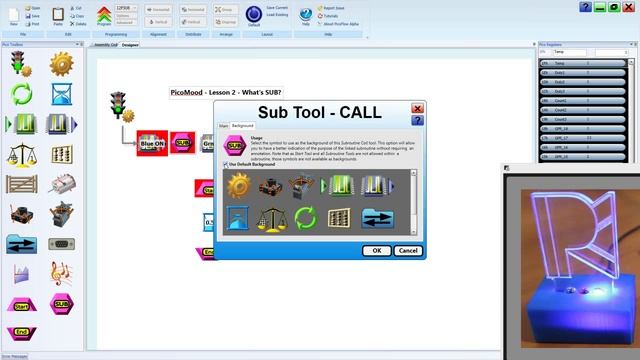 PicoMood Flowchart Programming Lesson 2 What's SUB смотреть онлайн