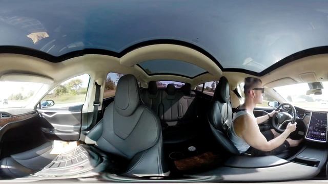 Tesla Model S VR 360 Ride смотреть онлайн