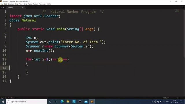 Java program to print first N natural numbers | Learn Coding смотреть онлайн