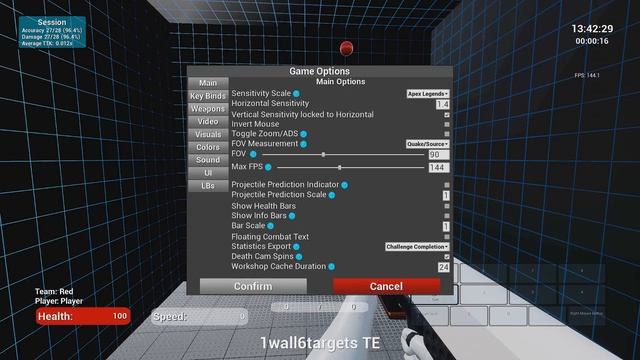 Гайд по настройке Kovaak для Apex Legends