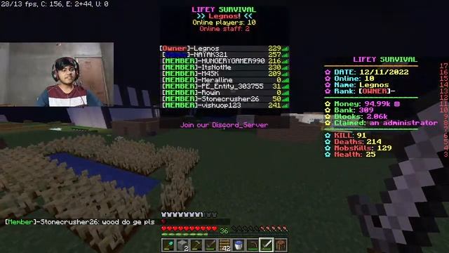 24/7 Public Server java + pe Playing with subs ||MINECRAFT JAVA || LEGNOS IS LIVE смотреть онлайн