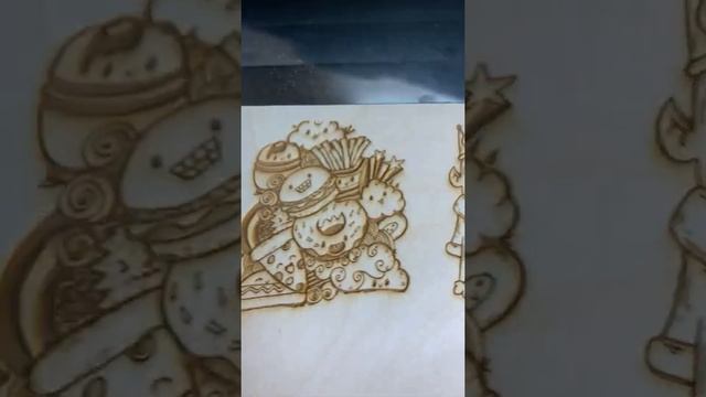 Лазерная гравировка по дереву ?