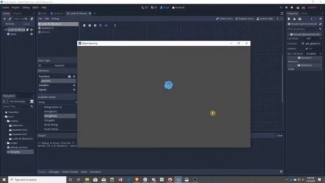 Godot 3.1 Visual Scripting - Looking At The Mouse смотреть онлайн