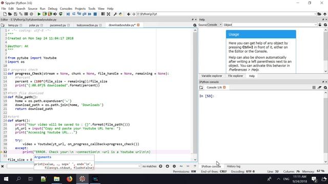 Download Youtube with Python смотреть онлайн