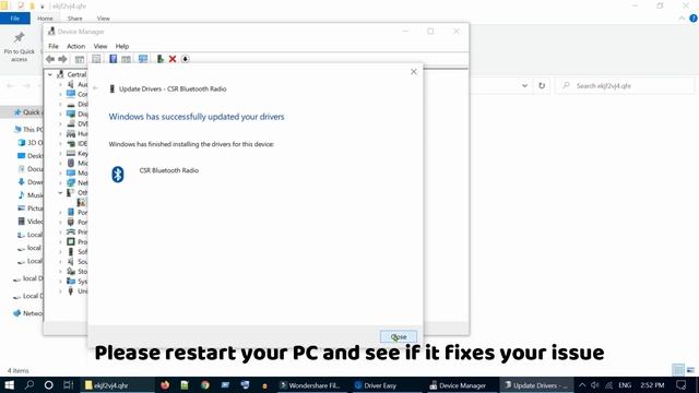 How to Fix Bluetooth not working in Windows 10 (CSR USB not detected) смотреть онлайн