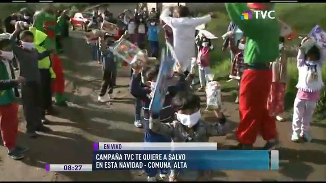 'TVC Te Quiere a Salvo' ayuda a familias de Comuna Alta смотреть онлайн