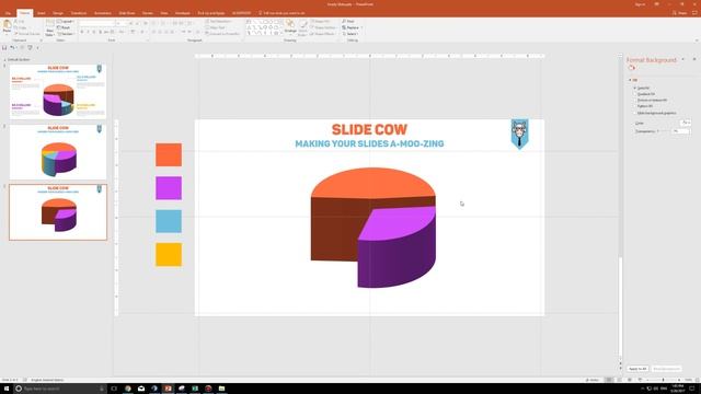 Make a 3D Pie Chart That Actually Looks Good on PowerPoint смотреть онлайн
