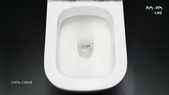 Эффективность смыва: унитаз-компакт коллекции Like бренда AM.PM смотреть онлайн