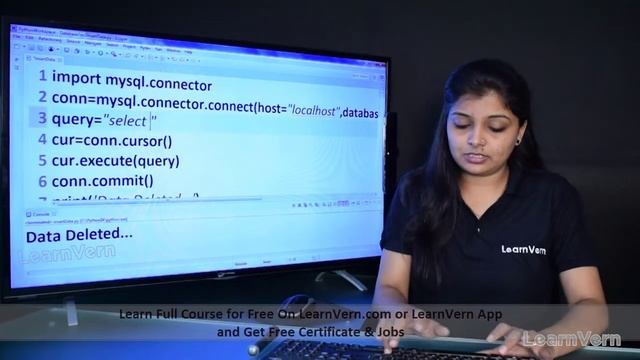 How to Fetch Data From Mysql Database in Python? | Videos in Hindi | LearnVern смотреть онлайн