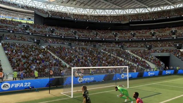 FIFA 22 удар ножницами